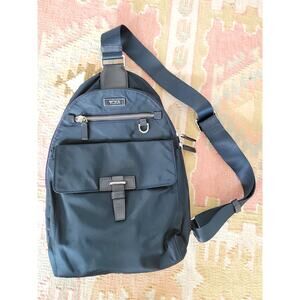Tumi Navy Celina Voyageur Travel Sling Bag